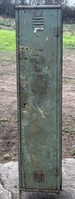 Vintage Unrestored Patina Look Industrial Metal Locker