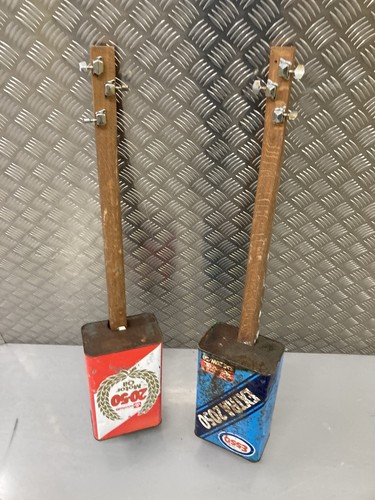Pair hand made guitars - of,