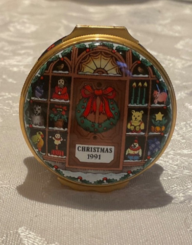 Halcyon days enamel box - enamel,