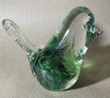 Vintage Mdina Art Glass Bird