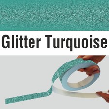 GLITTER TURQUOISE Car Pinstripe, Vehicle Tape, Van, Campervan Striping 6mm-300mm