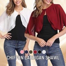 UK Women Sheer Chiffon Bolero