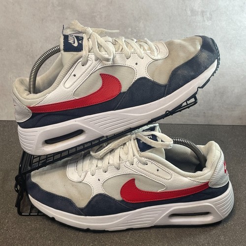Nike air max white red - nike, white/red/grey