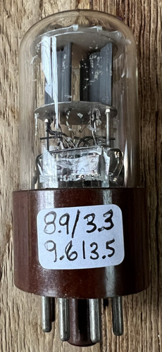 Mullard ecc33 6sn7 brown base - mullard,