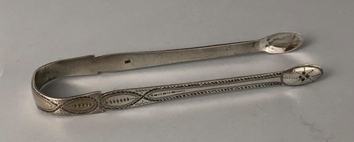 George iii bright cut silver - george,