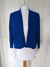 WALLIS Ladies Blue Cardigan Bolero Party Evening Cocktail Special Event Size L