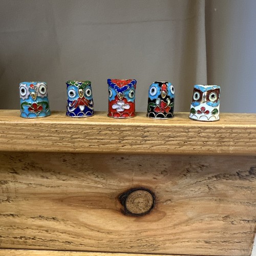 Collectable thimbles cloisonne - thimbles,