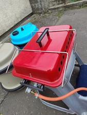 Crusader Portable Table Top Gas BBQ Complete With Lava Rocks