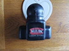 Universal Car Tow bar Cover Black Witter Rubber. See photos for all measurements