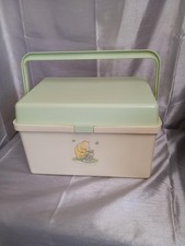 Vintage Mothercare Disney Winnie the Pooh Baby Changing Storage Box – 39cm –