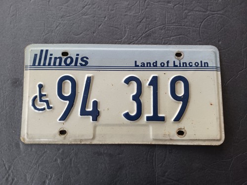 1999 illinois disabled - disabled, license