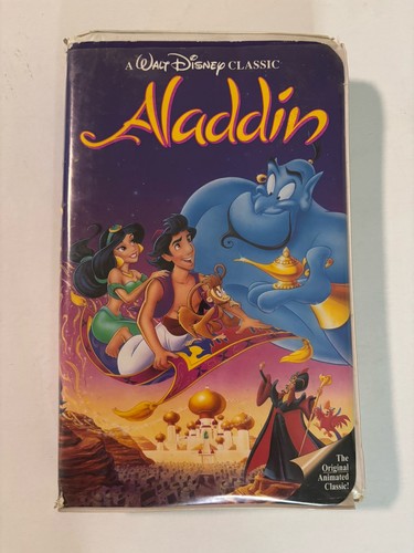 Walt disney aladdin vhs tape - disney's,