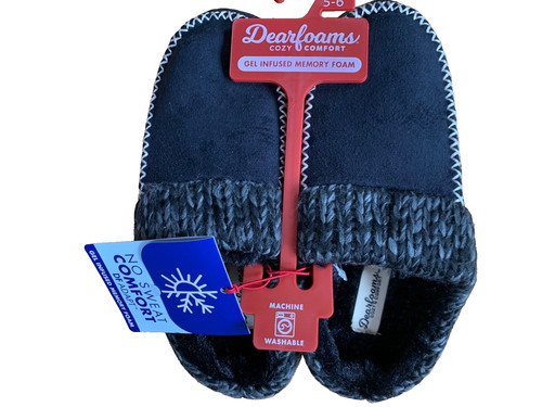 Nwt dearfoams cozy comfort gel - cozy,