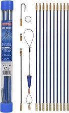 Faithfull FAICRS330 3.3M Cable Access Rod and Accessories Kit - 15 Pieces
