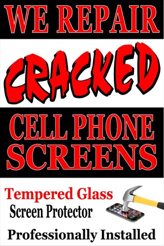 Repair cracked cell phone - we,