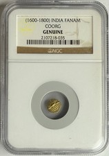 India Gold Fanam (1600-1800)