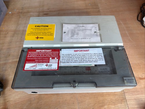 Way consumer unit metal - unit,