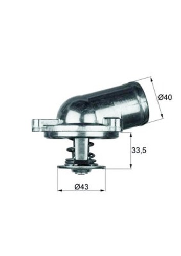 Engine thermostat mahle - engine, fits