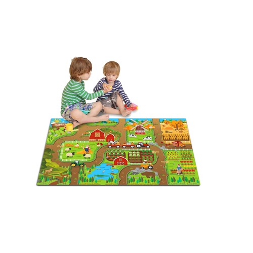 Dinosaur kids play mat area - dinosaur,