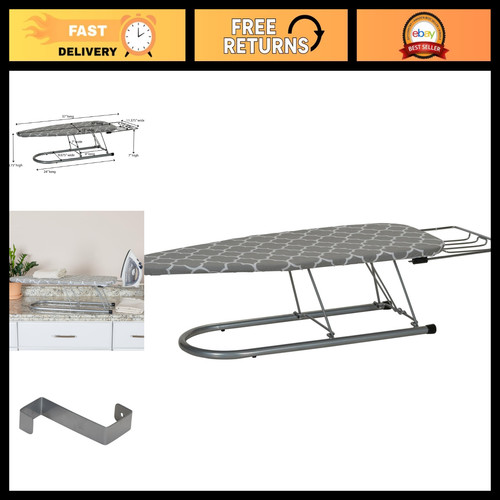 Compact tabletop ironing board - tabletop,