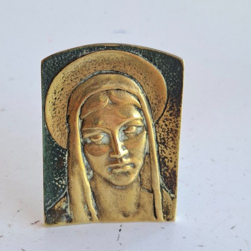 Bronze holy virgin - icon, max
