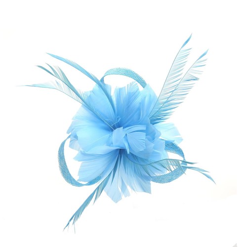 Flower hair clip feathers - hair,