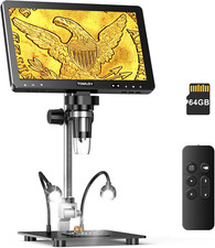 LCD Digital Microscope Coin Microscope 1500X Biological Microscope with Screen