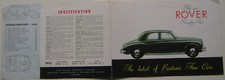 Rover P4 75 Original UK Sales