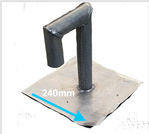 Flat roof cable outlet - flat,