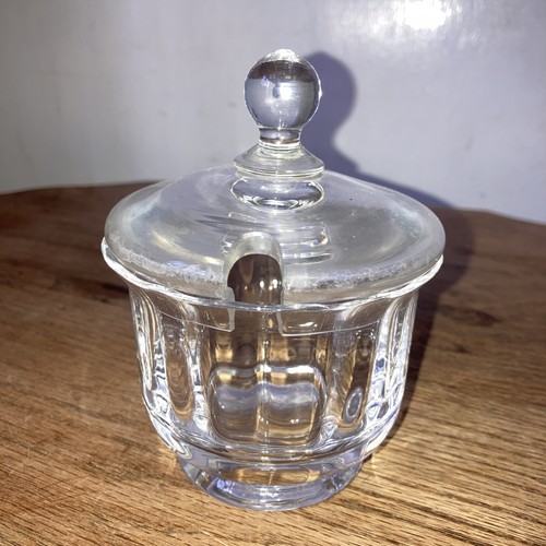 Vintage clear glass honey - vintage,