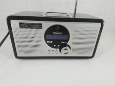 Technika Alarm Clock, Dab /FM Radio & Docking For Ipod DAB-407 Black Surround 