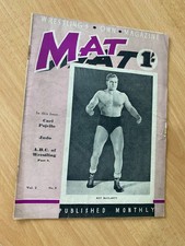 MAT - THE WORLDS LEADING WRESTLING  JOURNAL - VOL2 NO.8 CARL POJELLO