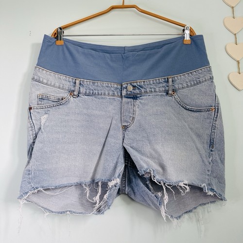 Maternity denim short - h&m,