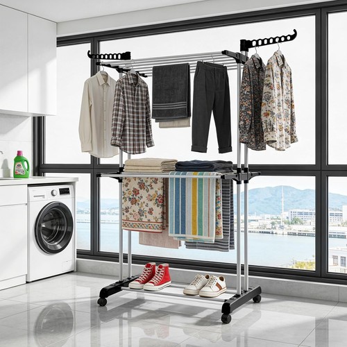 Tier foldable clothes airer - 3,