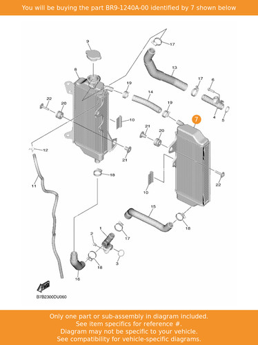 Yamaha radiator assy - yamaha,