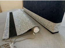 Black velour velvet - velour,
