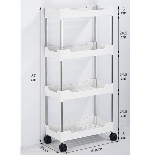 Tier trolley wheels - 4, on