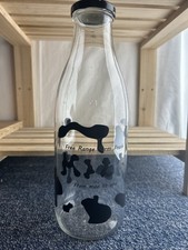Over Sized Cow Print Glass