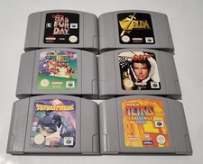 N64 Bundle: Conkers Bad Fur Day,  Zelda Ocarina Of Time, Super Mario, Goldeneye