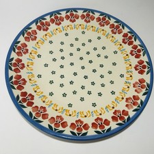 29cm Studio Colourful Dinner plate Handmade Polish pottery Boleslawiec Wiza