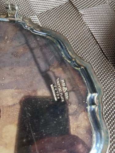Silver plated trays - silver,