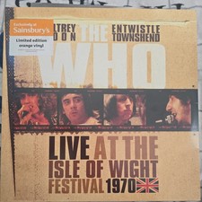 Live at the Isle of Wight Festival 1970 by The Who ( 3xOrange vinyl, Sainsburys)