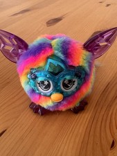 Crystal Series Rainbow Furby Furblings 2013 A9625 Hasbro Tested Working VGC