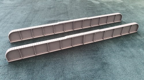 Gauge plate girder bridge - girder,