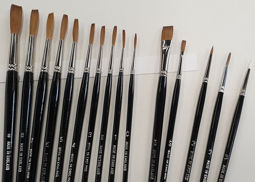 Signwriting brush set - pc,