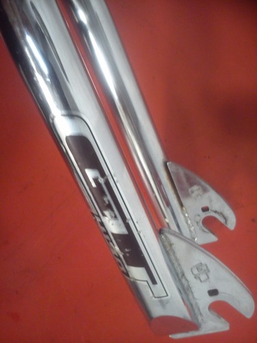 Chrome fork blades 1 - chrome,