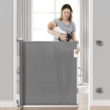 Retractable Safety Gate for Baby & Dog Easy Install Stair Gate Roll Extendable