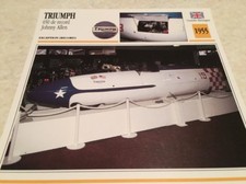 Card motorbike triumph - card,