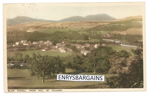 Blair atholl from hill - hill, of