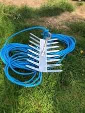 LAKE / POND  WEED RAKE 220mm LONG DOUBLE SIDED & 20 Metres ROPE